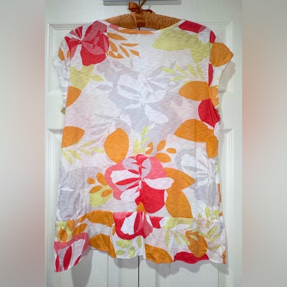 Fresh Produce Floral V-Neck Top. Size Small. VGUC - Picture 2 of 9